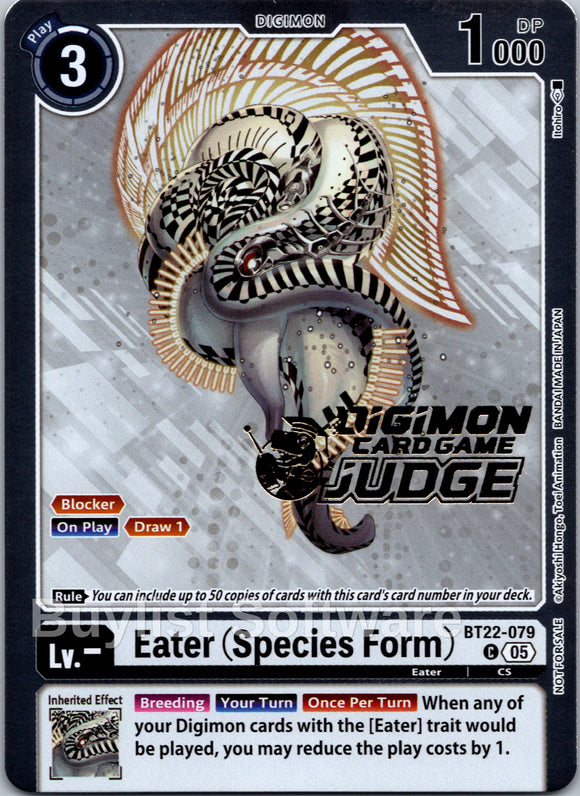Eater (Species Form) (Judge Pack 2025 Wave 2) [BT22-079 C] [Cyber Eden] Foil