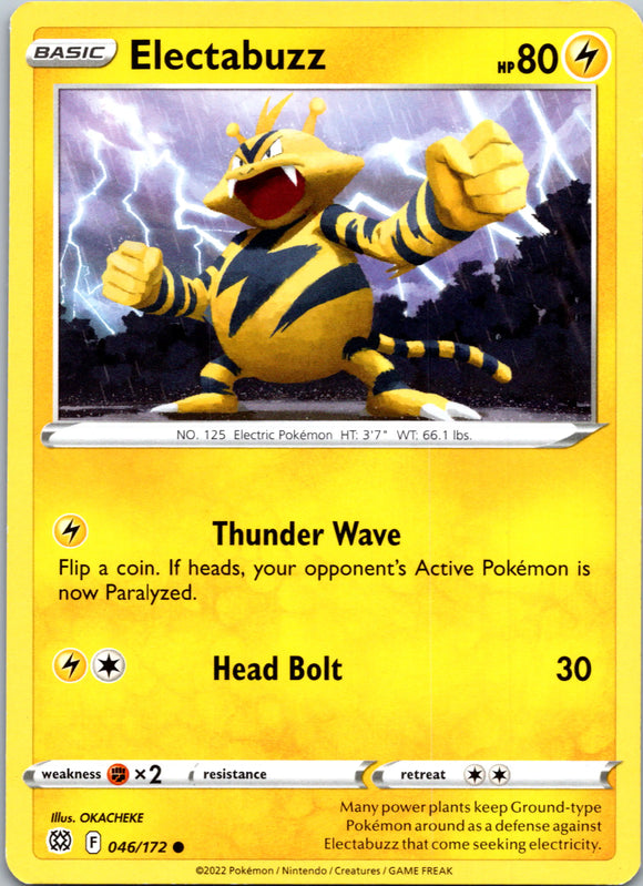 Electabuzz [046/172] [Brilliant Stars] Reverse Holofoil