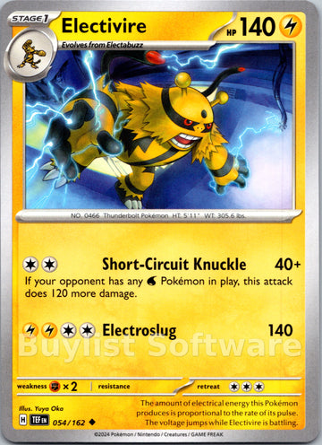 Electivire [054/162] - (Temporal Forces)