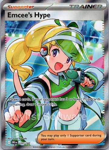 Emcee's Hype - 220/182 [220/182] [Destined Rivals] Holofoil