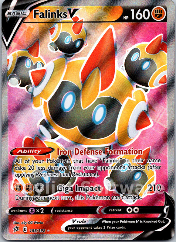 Falinks V (185/192) [Sword & Shield: Rebel Clash]