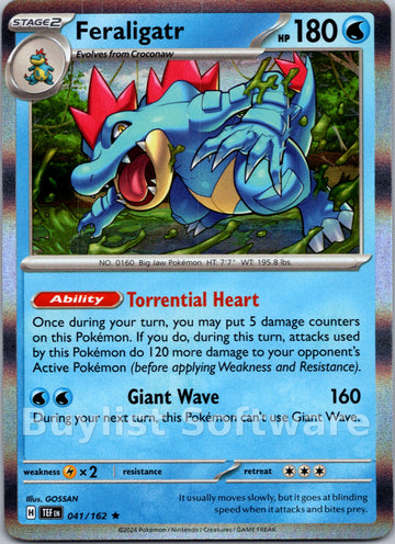 Feraligatr [041/162] - (Temporal Forces) Holofoil