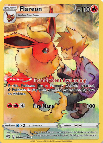 Flareon [TG01/TG30] [Brilliant Stars Trainer Gallery] Holofoil