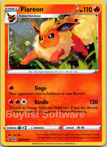 Flareon [SWSH041] [Sword & Shield Promo Cards] Holofoil