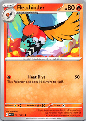 Fletchinder - 029/193 [029/193] [Paldea Evolved]