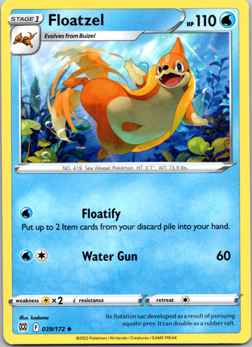 Floatzel [039/172] [Brilliant Stars]