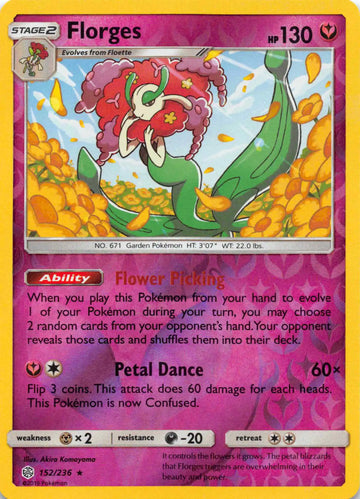 Florges [152/236] [Cosmic Eclipse] Reverse Holofoil