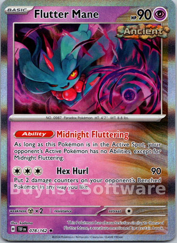 Flutter Mane [078/162] - (Temporal Forces) Reverse Holofoil