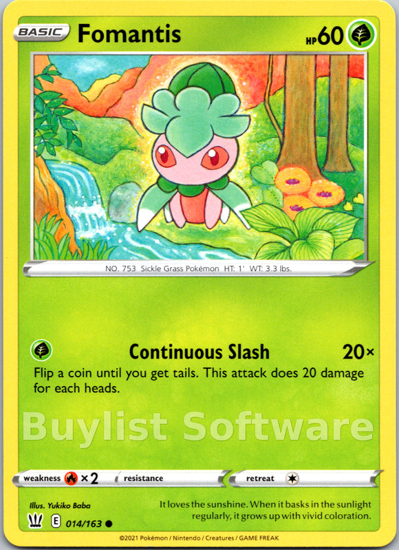 Fomantis [014/163] [SWSH05: Battle Styles]
