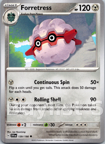 Forretress [139] - (SV01 Scarlet & Violet Base Set)