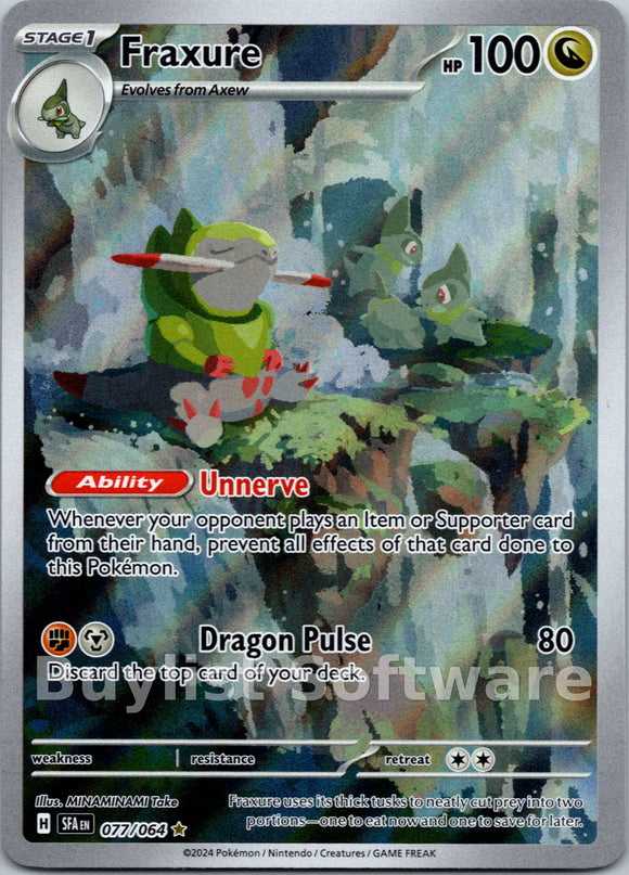 Fraxure [077/064] - (Shrouded Fable) Holofoil