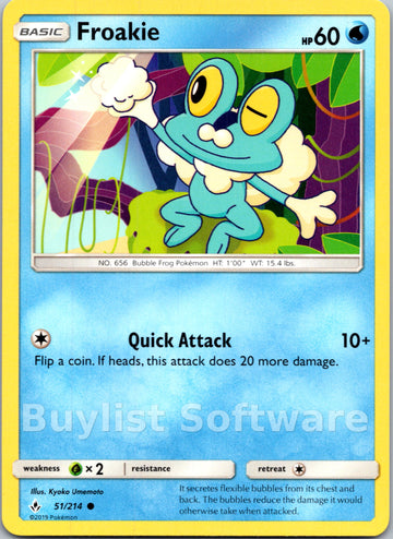 Froakie (051/214) [Sun & Moon: Unbroken Bonds]