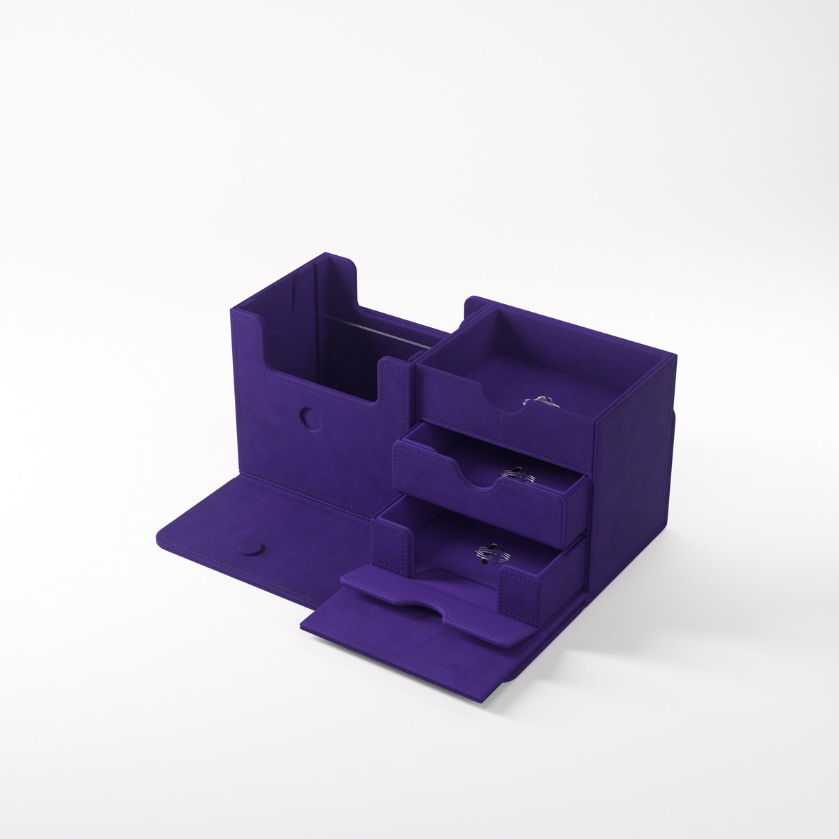 The Academic 133+ XL Convertible Purple/Purple Deck Box (133ct)