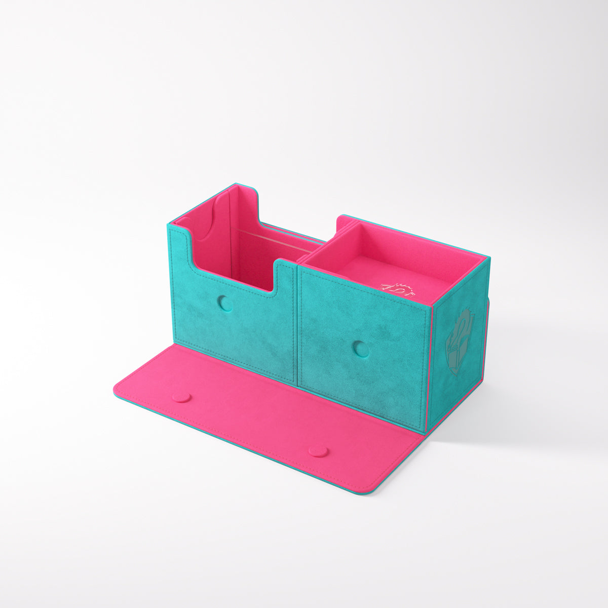 The Academic 133+ XL Convertible Teal/Pink Deck Box (133ct)