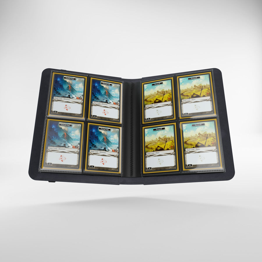 GameGenic Prime Album 8 Pocket Binder - Black (4 pockets per page) - Local Pickup Only