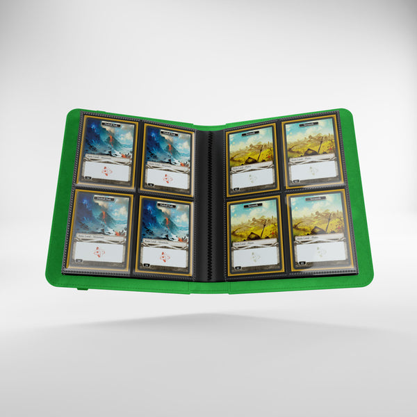 GameGenic Prime Album 8 Pocket Binder - Green (4 pockets per page) - Local Pickup Only