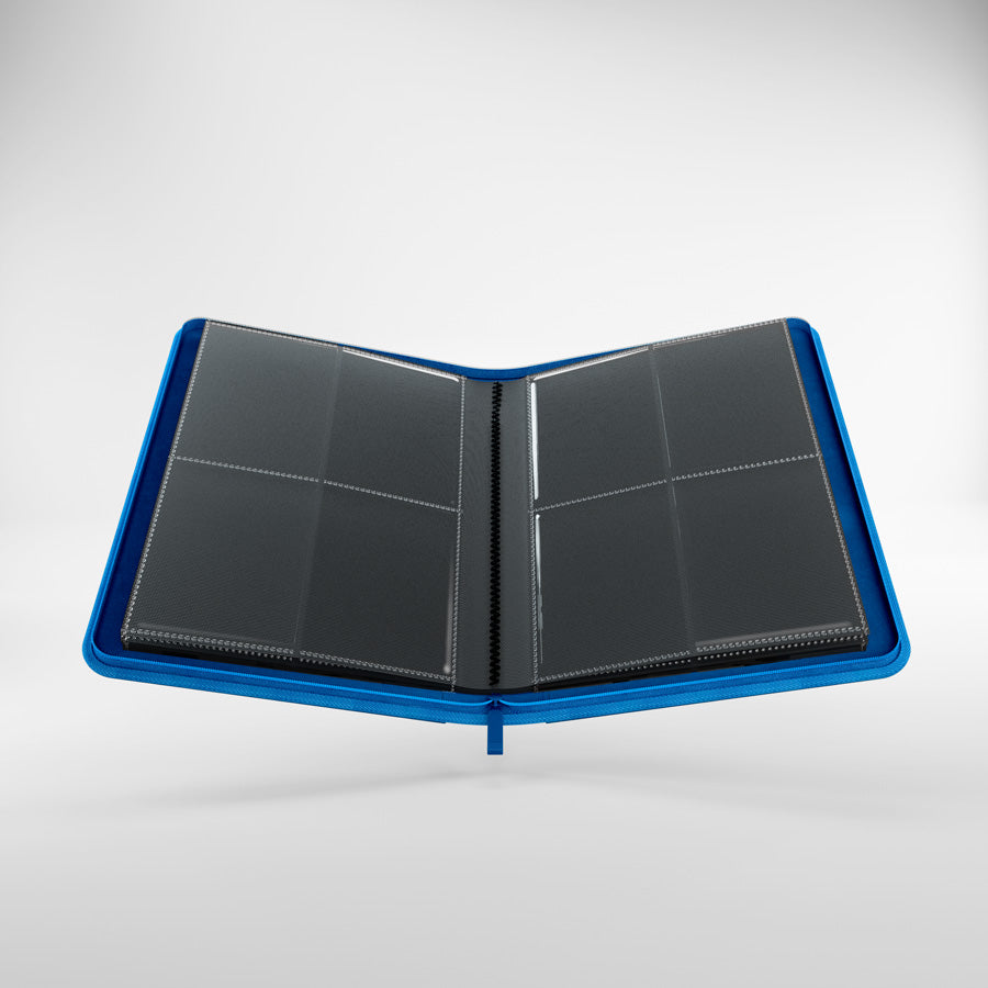 GameGenic Zip-Up Album 8 Pocket Binder - Blue (4 pockets per page) - Local Pickup Only