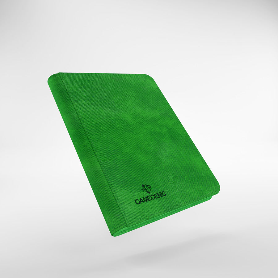 GameGenic Zip-Up Album 8 Pocket Binder - Green (4 pockets per page) - Local Pickup Only