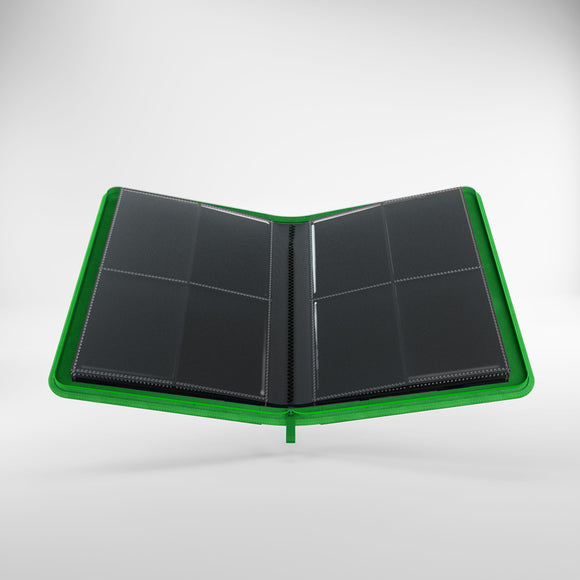 GameGenic Zip-Up Album 8 Pocket Binder - Green (4 pockets per page) - Local Pickup Only
