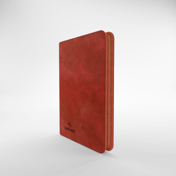 GameGenic Zip-Up Album 8 Pocket Binder - Red (4 pockets per page) - Local Pickup Only
