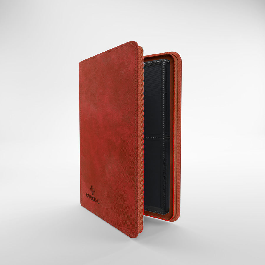 GameGenic Zip-Up Album 8 Pocket Binder - Red (4 pockets per page) - Local Pickup Only