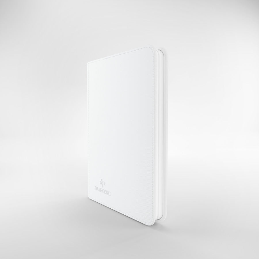GameGenic Zip-Up Album 8 Pocket Binder - White (4 pockets per page) - Local Pickup Only