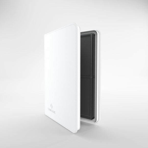 GameGenic Zip-Up Album 8 Pocket Binder - White (4 pockets per page) - Local Pickup Only