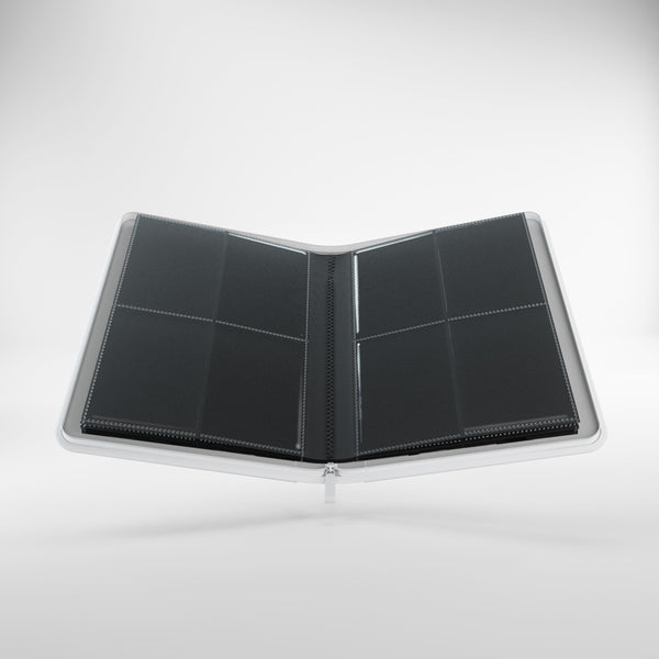 GameGenic Zip-Up Album 8 Pocket Binder - White (4 pockets per page) - Local Pickup Only