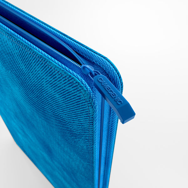 GameGenic Zip-Up Album 8 Pocket Binder - Blue (4 pockets per page) - Local Pickup Only