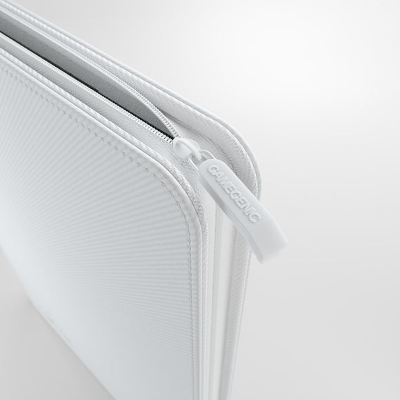 GameGenic Zip-Up Album 8 Pocket Binder - White (4 pockets per page) - Local Pickup Only