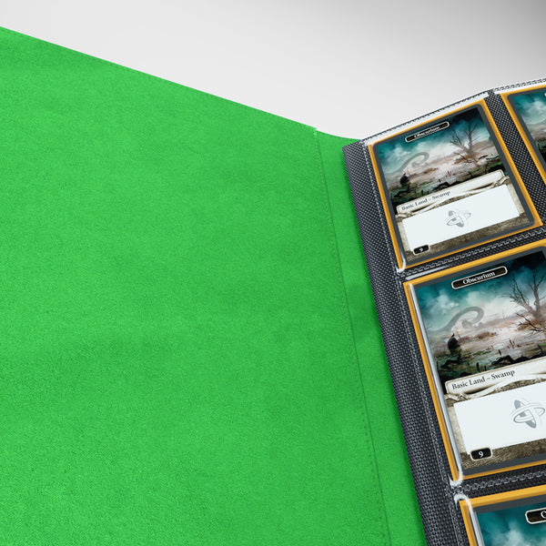 GameGenic Prime Album 8 Pocket Binder - Green (4 pockets per page) - Local Pickup Only