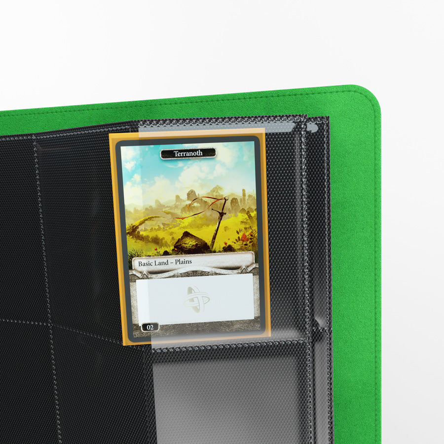 GameGenic Prime Album 8 Pocket Binder - Green (4 pockets per page) - Local Pickup Only