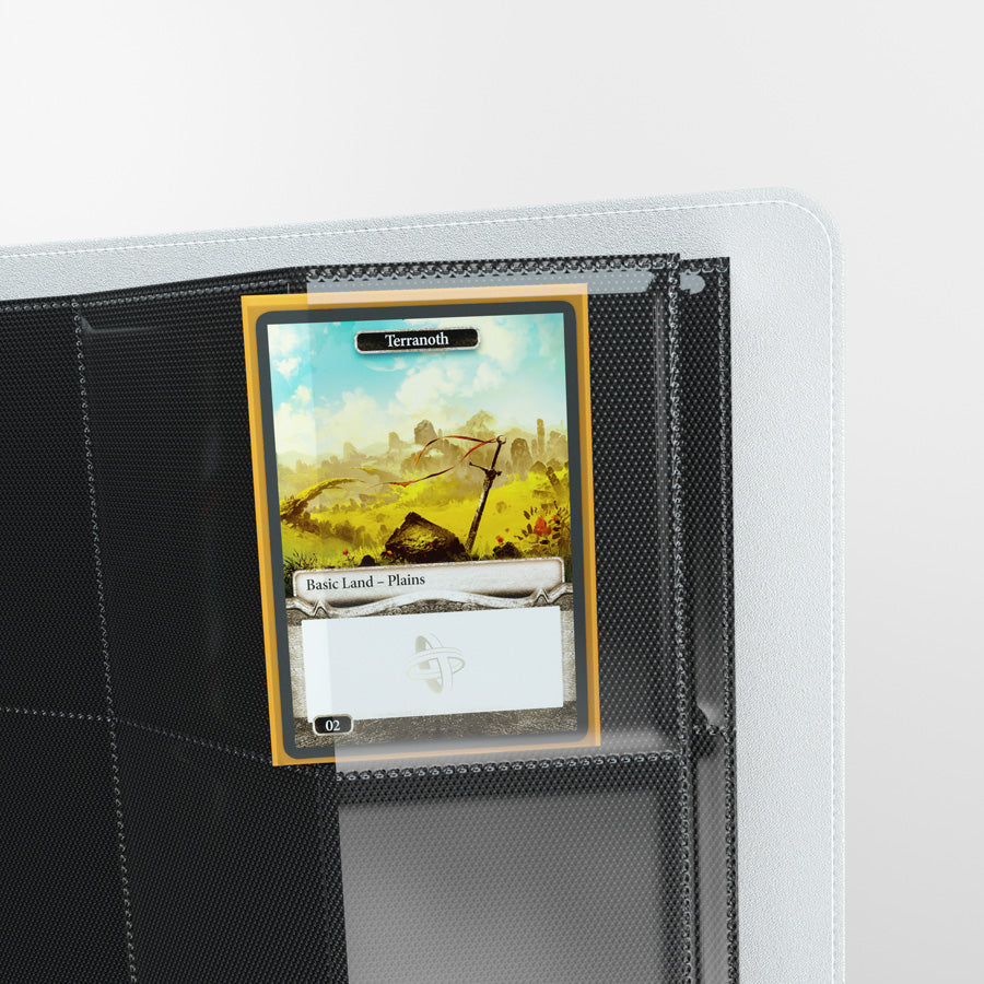 GameGenic Prime Album 8 Pocket Binder - White (4 pockets per page) - Local Pickup Only