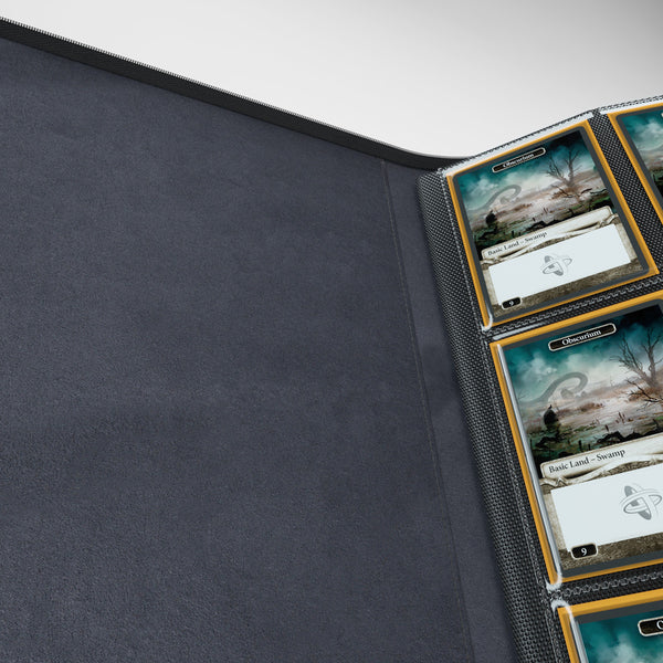 GameGenic Zip-Up Album 8 Pocket Binder - Black (4 pockets per page) - Local Pickup Only