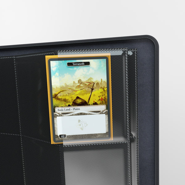 GameGenic Zip-Up Album 8 Pocket Binder - Black (4 pockets per page) - Local Pickup Only