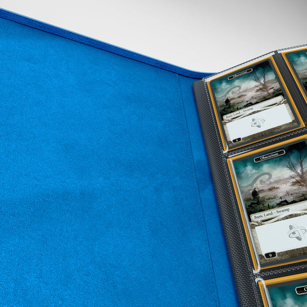 GameGenic Zip-Up Album 8 Pocket Binder - Blue (4 pockets per page) - Local Pickup Only