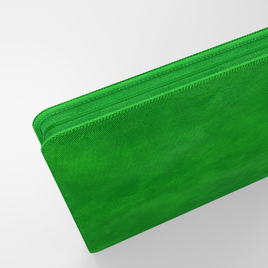 GameGenic Zip-Up Album 8 Pocket Binder - Green (4 pockets per page) - Local Pickup Only