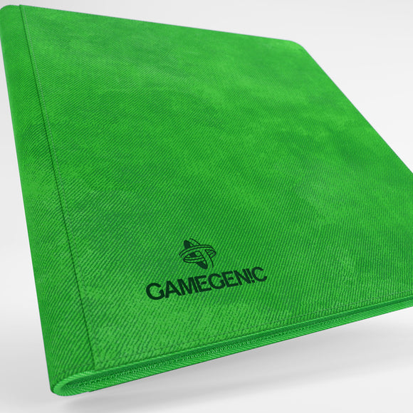 GameGenic Zip-Up Album 8 Pocket Binder - Green (4 pockets per page) - Local Pickup Only