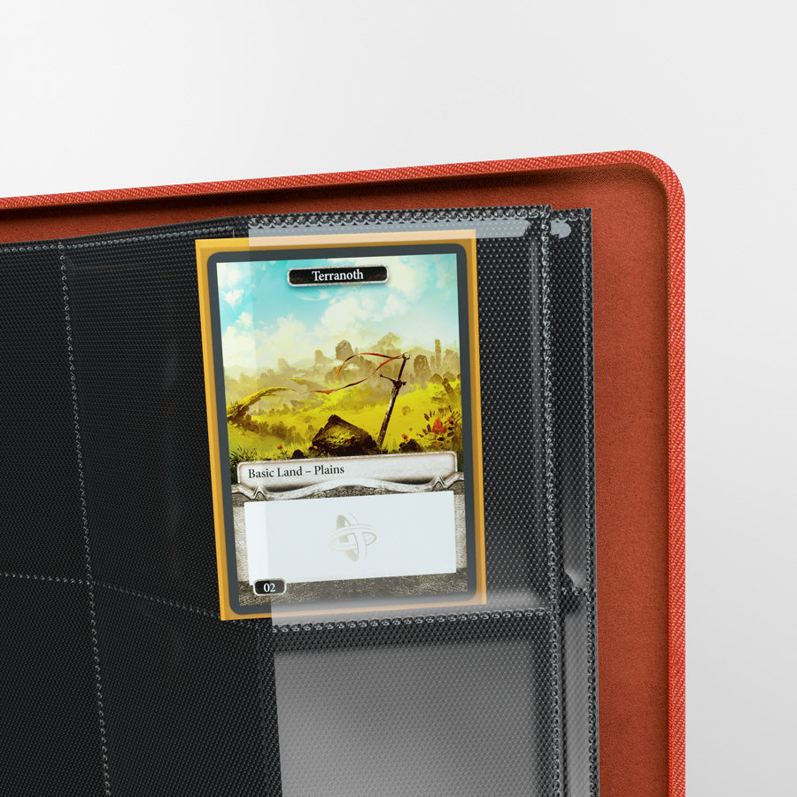 GameGenic Zip-Up Album 8 Pocket Binder - Red (4 pockets per page) - Local Pickup Only
