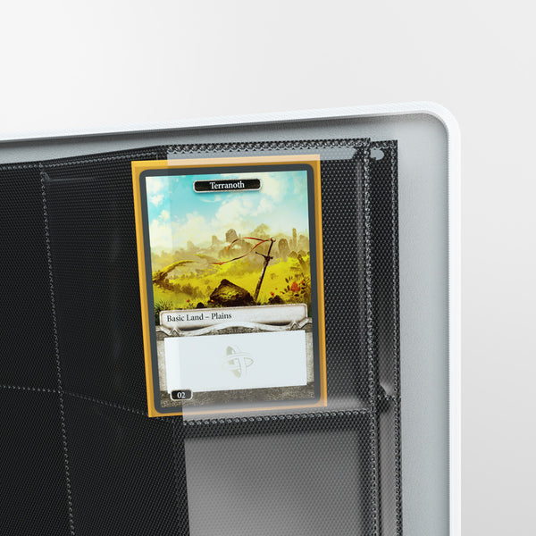 GameGenic Zip-Up Album 8 Pocket Binder - White (4 pockets per page) - Local Pickup Only