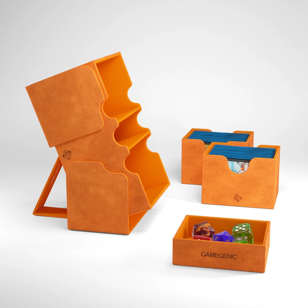 Stronghold XL Convertible Orange Deck Box (200ct)