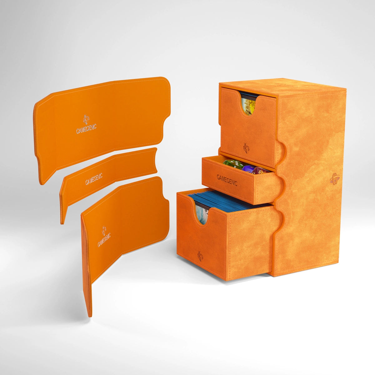 Stronghold XL Convertible Orange Deck Box (200ct)
