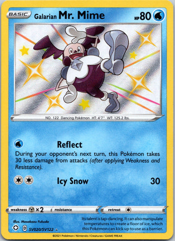 Galarian Mr. Mime [SV020/SV122] [Shining Fates: Shiny Vault] Holofoil