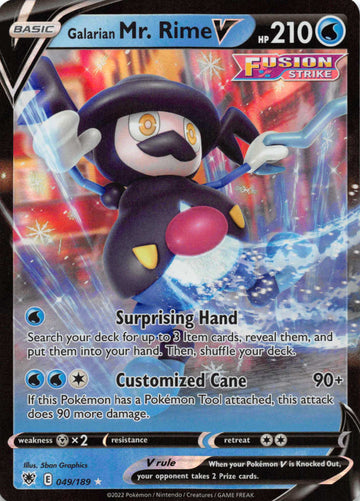 Galarian Mr. Rime V [049/189] [Astral Radiance] Holofoil