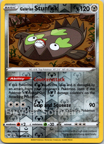 Galarian Stunfisk [125/185] [Vivid Voltage] Reverse Holofoil