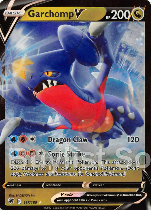 Garchomp V [117/189] [Astral Radiance] Holofoil