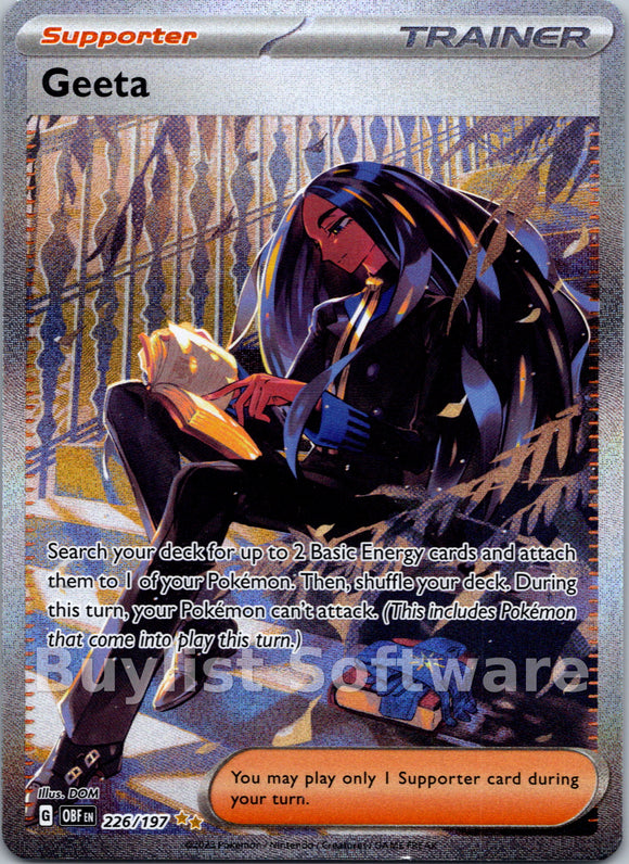 Geeta (226/197) [Scarlet & Violet: Obsidian Flames]