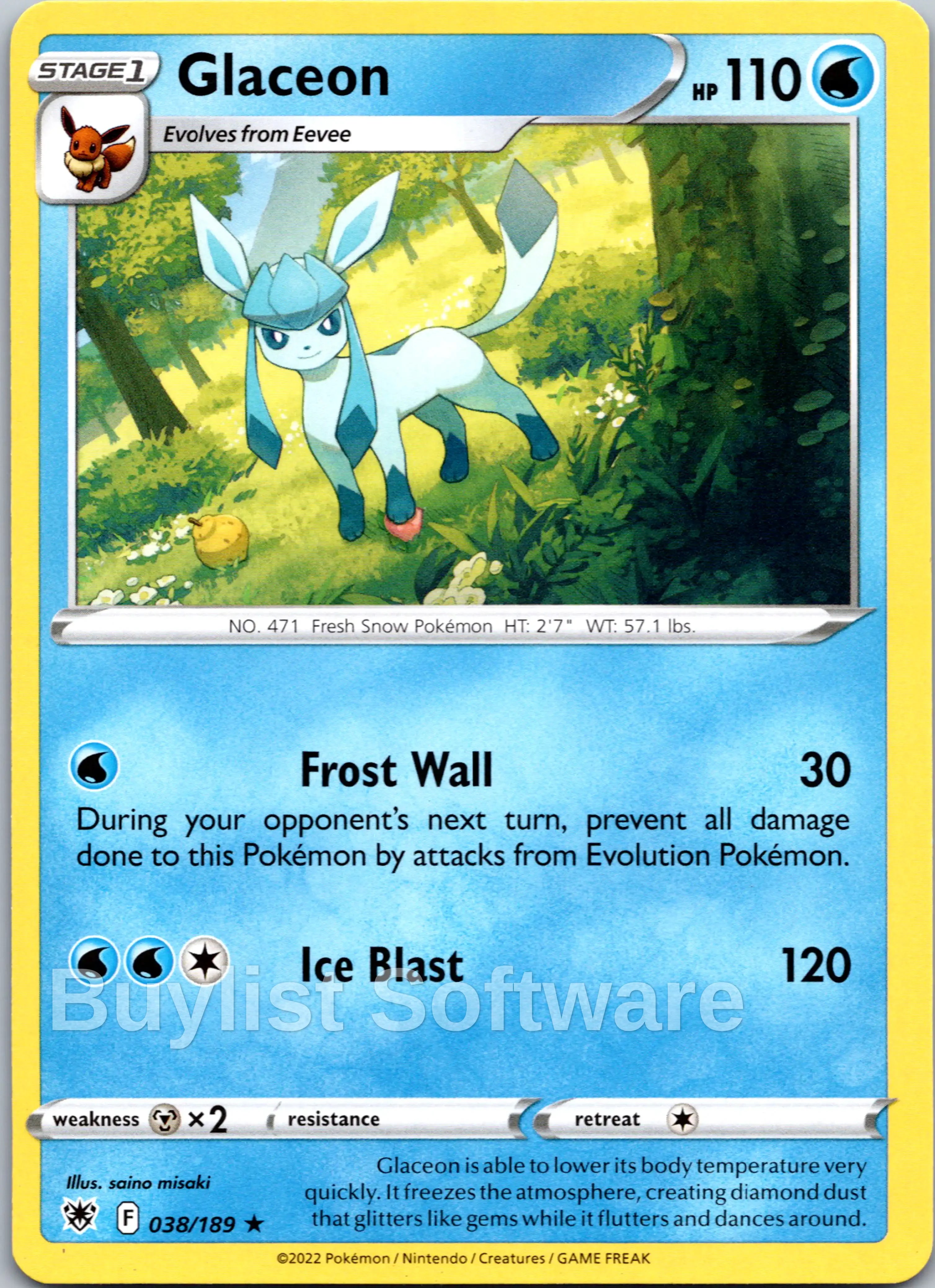 Glaceon [038/189] [Astral Radiance]