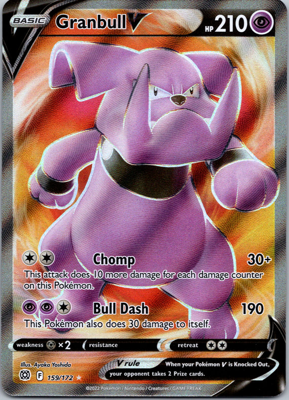 Granbull V (Full Art) [159/172] [Brilliant Stars] Holofoil