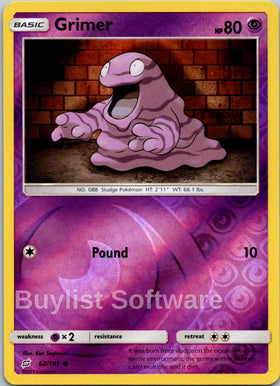 Grimer [62/181] [Team Up] Reverse Holofoil